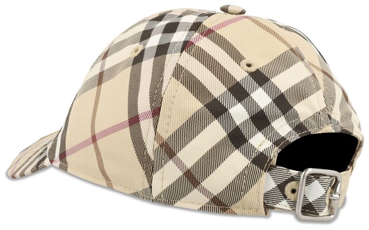 Burberry Check Hat AlabasterMulticolor