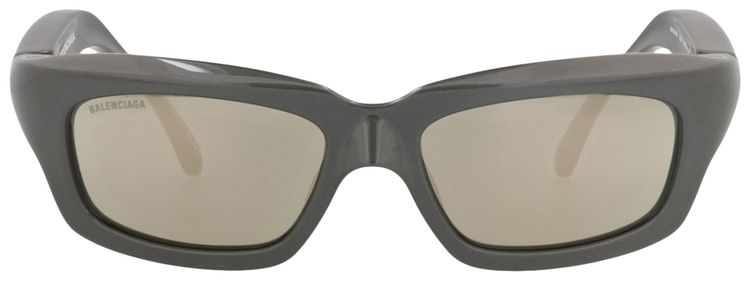 Balenciaga Square Frame Bio Injection Sunglasses GreyWhite