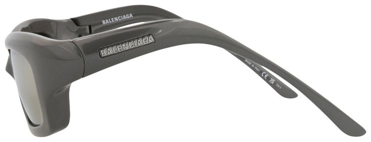 Balenciaga Square Frame Bio Injection Sunglasses GreyWhite