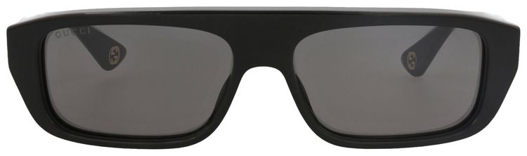 Gucci Square Frame Recycled Acetate Sunglasses BlackGrey