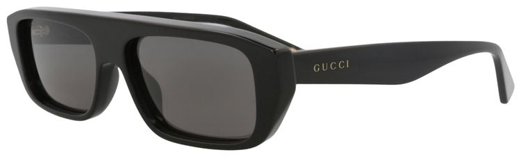 Gucci Square Frame Recycled Acetate Sunglasses BlackGrey