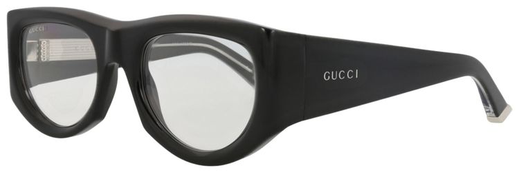 Gucci Cat Eye Frame Recycled Acetate Sunglasses BlackTransparent