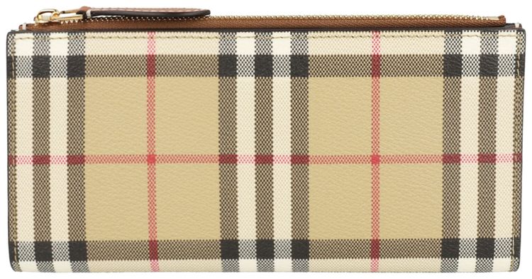 Burberry Large Check Bifold Wallet Archive Beige