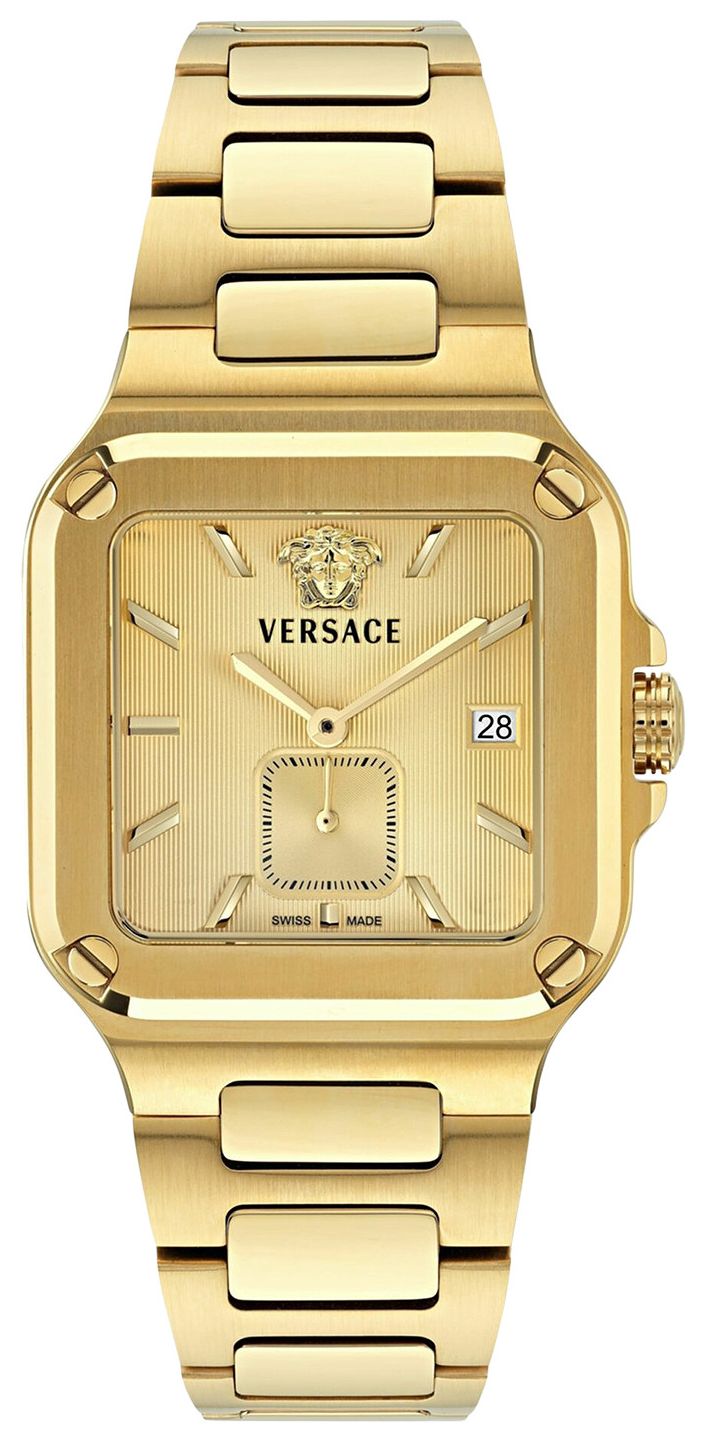 Versace Greca Edge Bracelet Watch Gold