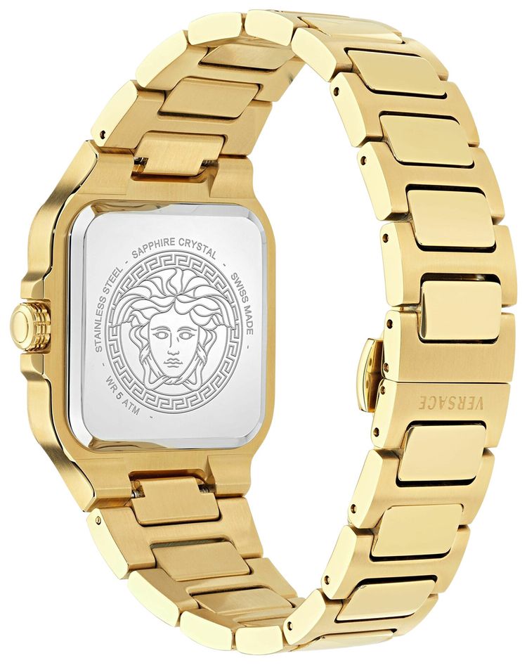 Versace Greca Edge Bracelet Watch Gold