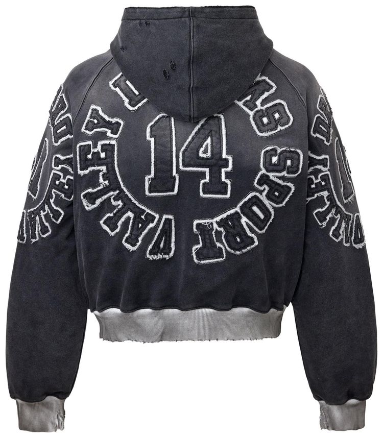 Vale Forever Anthem Zip Up Hoodie Black