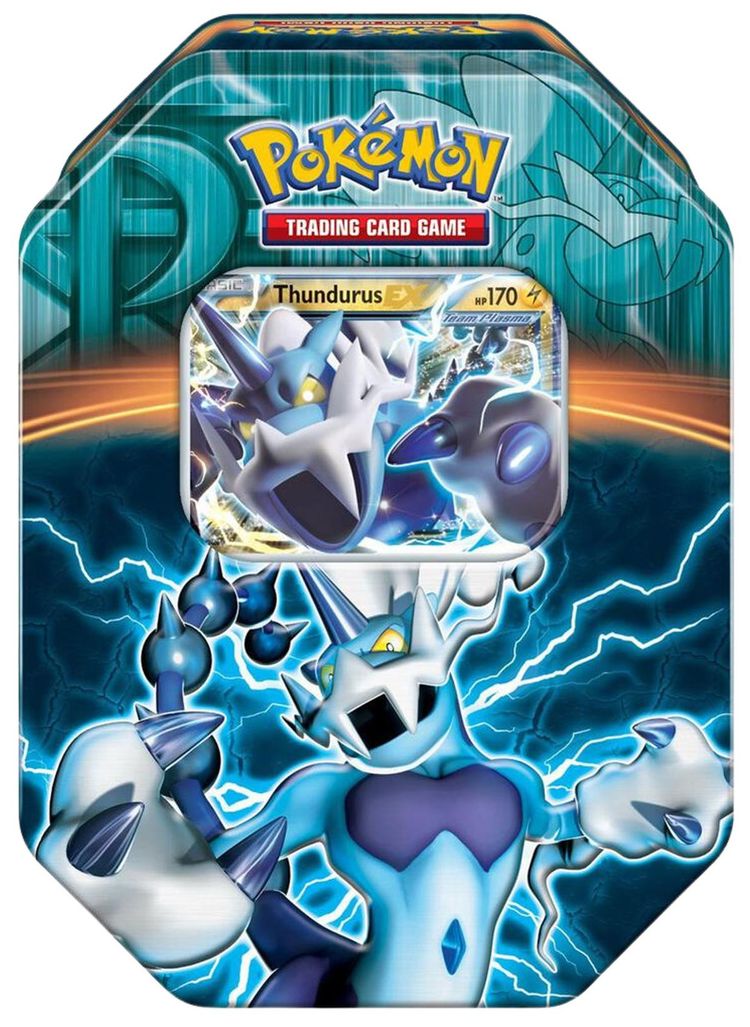 Pokemon Team Plasma Tin Thundurus EX