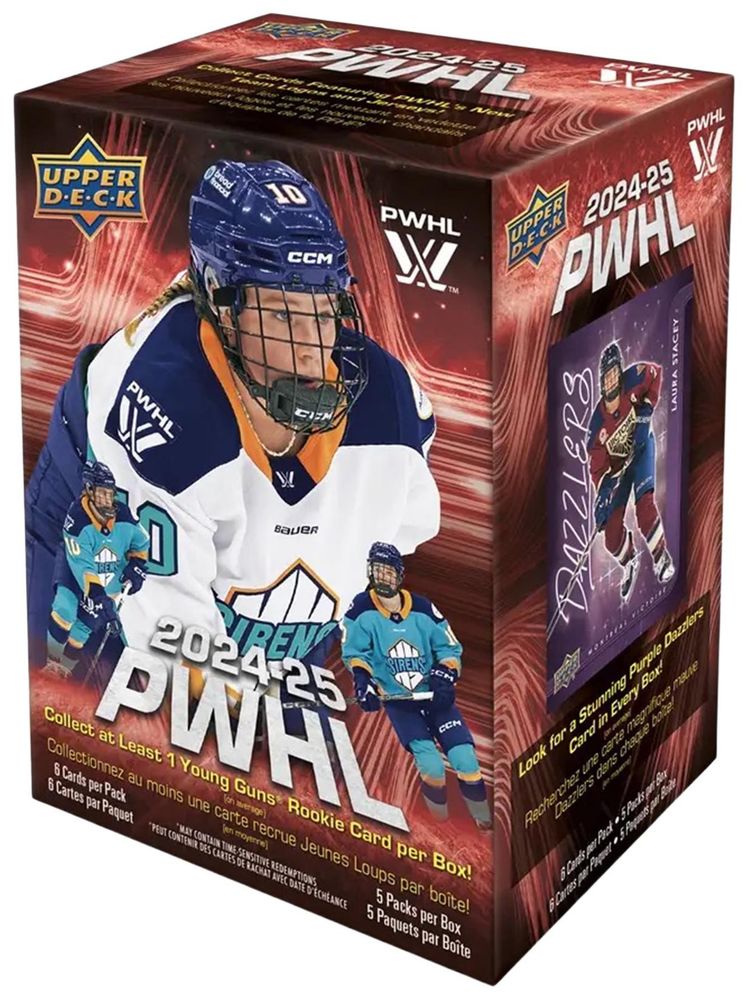 2024 25 Upper Deck PWHL Hockey Blaster Box
