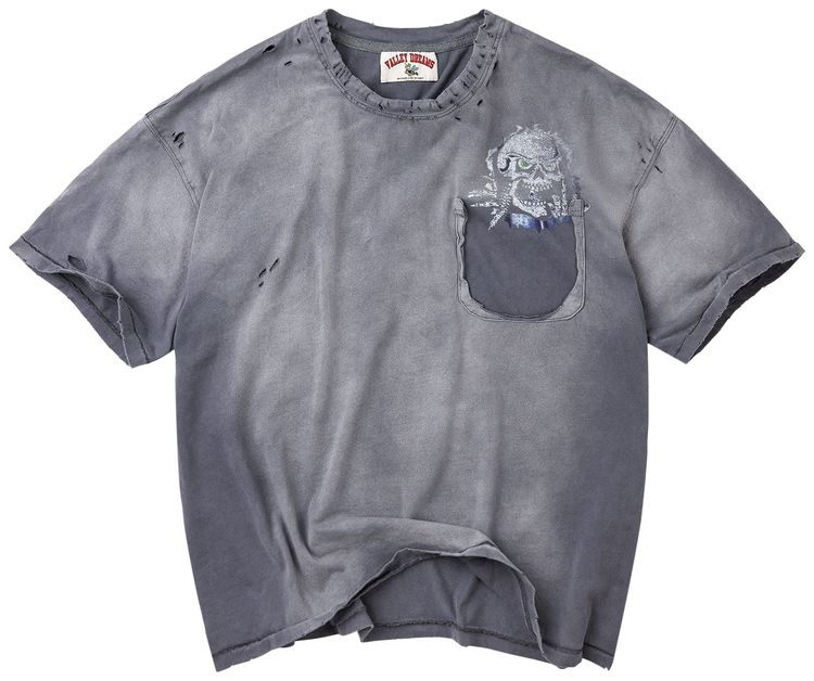 Vale Forever Skullie Tee Grey