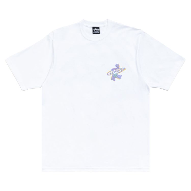 Stussy Dot Surf T Shirt White