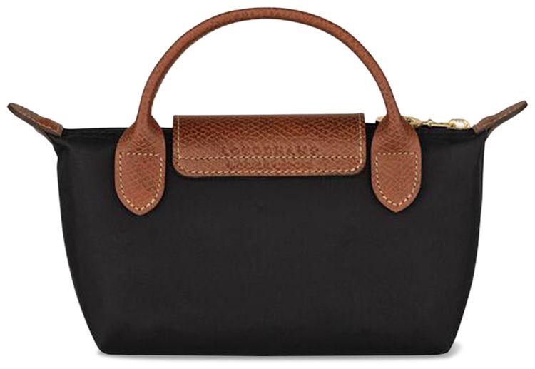 Longchamp Le Pliage Original Pouch With Handle Black