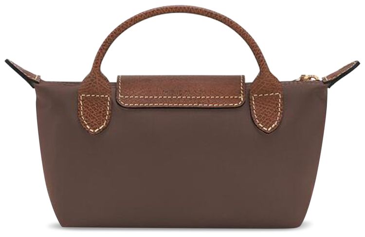 Longchamp Le Pliage Original Pouch With Handle Mocha