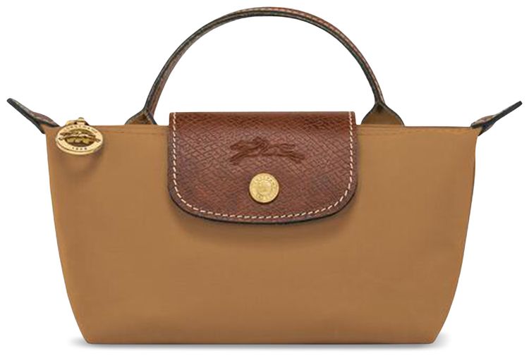 Longchamp Le Pliage Original Pouch With Handle Fawn