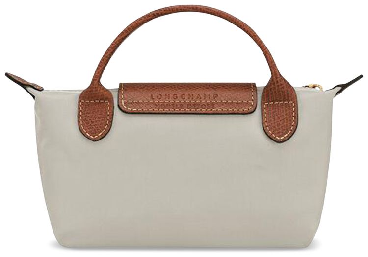 Longchamp Le Pliage Original Pouch With Handle Pebble