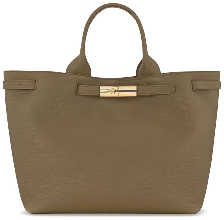 Longchamp Le Smart L Tote Bag Olive
