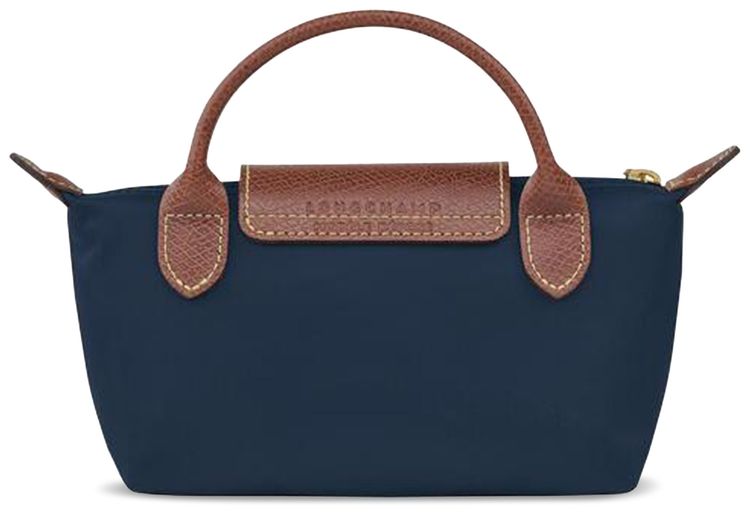 Longchamp Le Pliage Original Pouch With Handle Navy