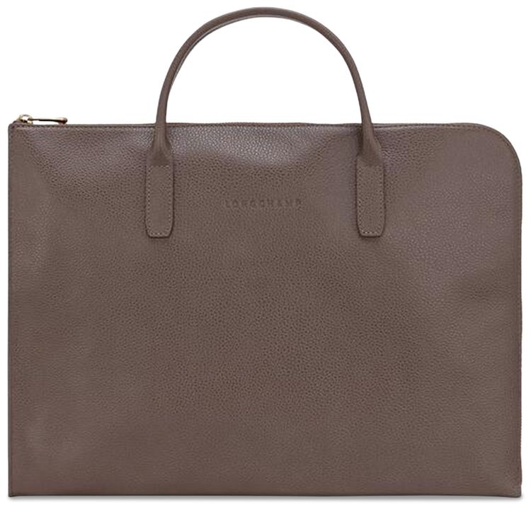 Longchamp Le Foulonne S Briefcase Taupe