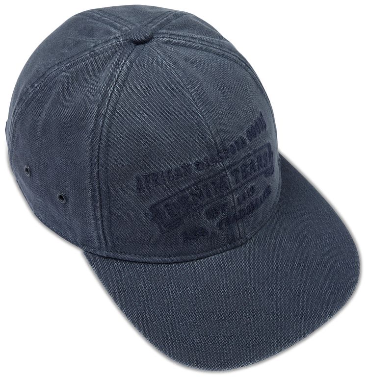 Denim Tears Mono Adg Stamp Cap Blue
