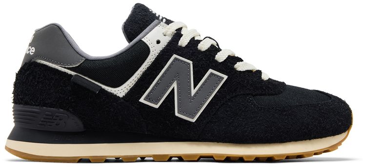New Balance 574 Black Cordura Suede