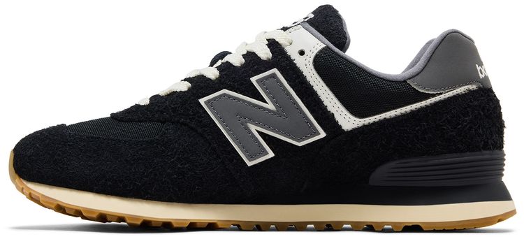 New Balance 574 Black Cordura Suede