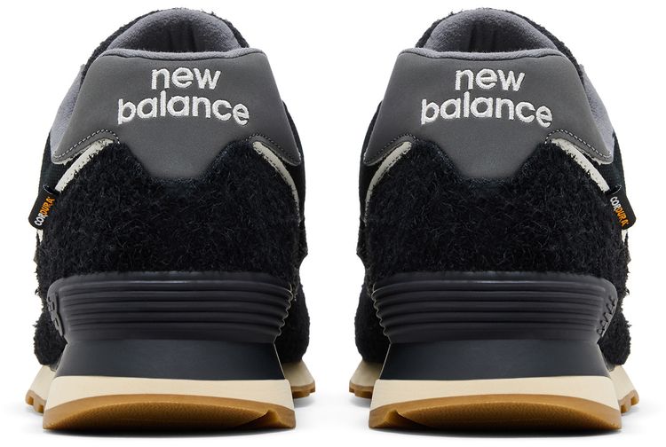 New Balance 574 Black Cordura Suede