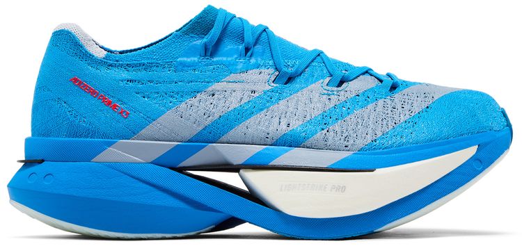 adidas Adizero Prime X3 Strung Solar Blue Silver Metallic Lucid Red