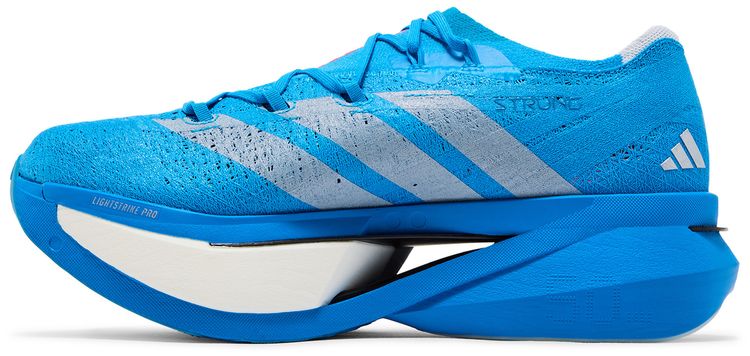 adidas Adizero Prime X3 Strung Solar Blue Silver Metallic Lucid Red