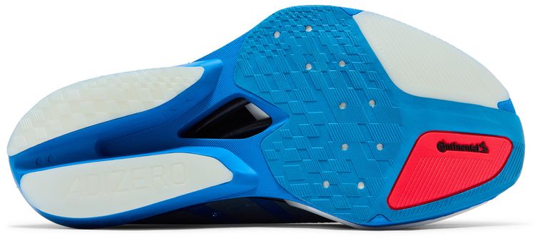 adidas Adizero Prime X3 Strung Solar Blue Silver Metallic Lucid Red