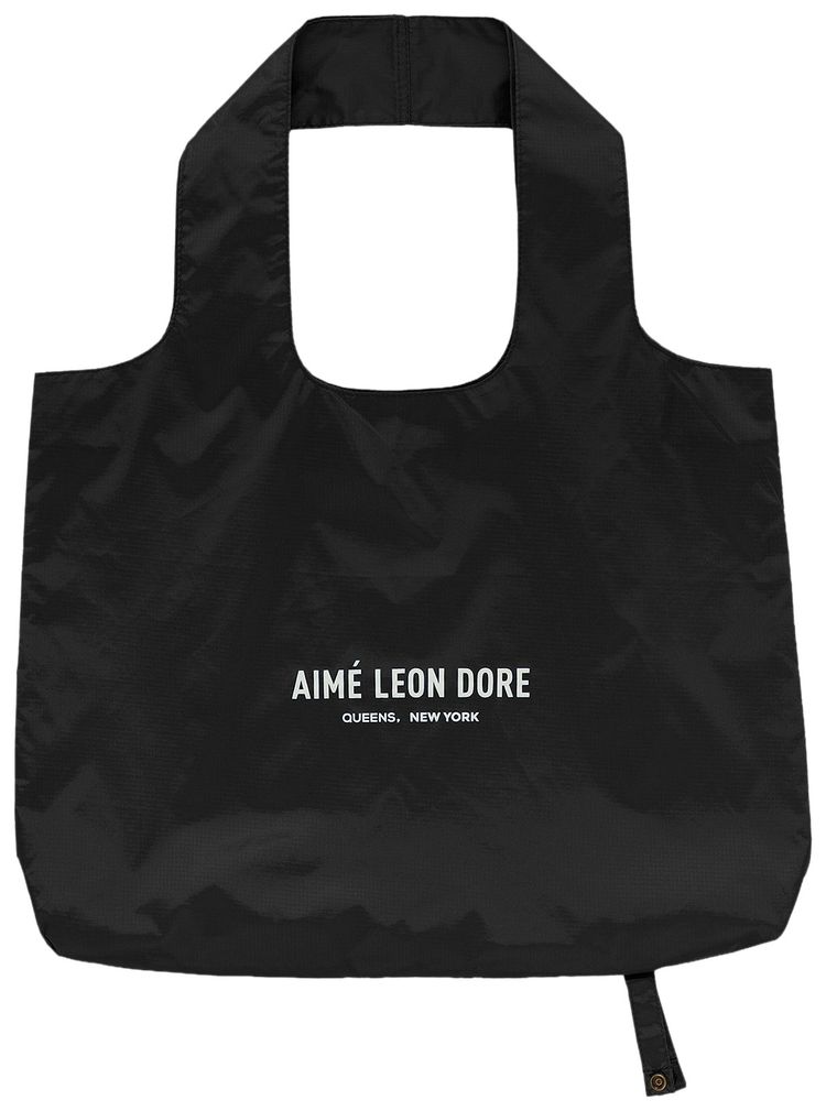 Aime Leon Dore Packable Tote Jet Black