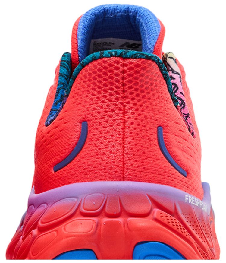 New Balance Fresh Foam X More v4 Electric Red Bright Lapis