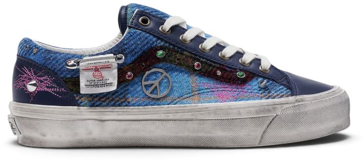 Harris Tweed x Vans Old Skool Blue Multi