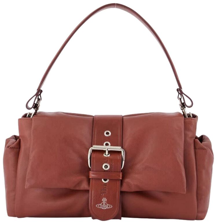 Vivienne Westwood Hazel Treasure XL Handbag Chestnut