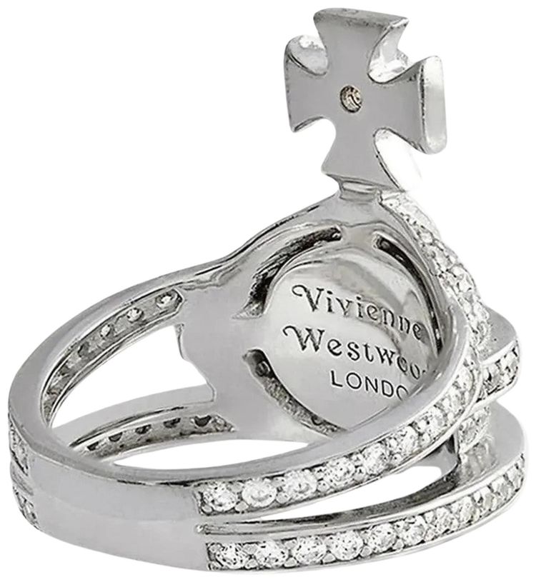Vivienne Westwood Orb Ring PlatinumWhite