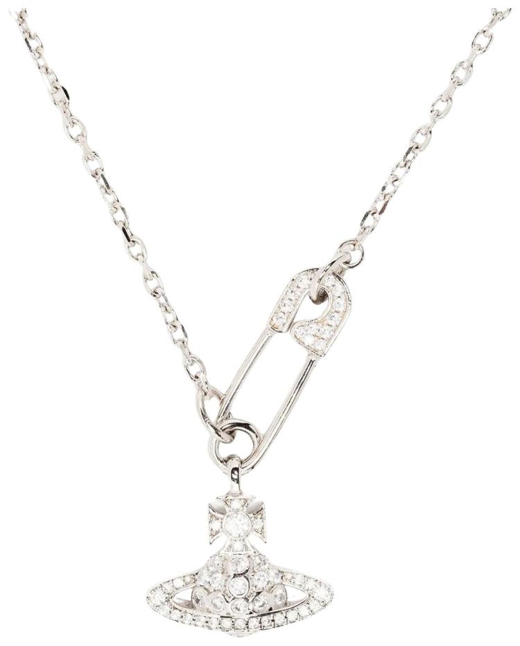 Vivienne Westwood Lucrece Pendant PlatinumWhite