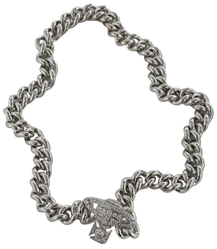 Vivienne Westwood Graziella Small Choker PlatinumWhite