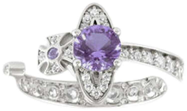 Vivienne Westwood Maitena Ring PlatinumLavenderWhite