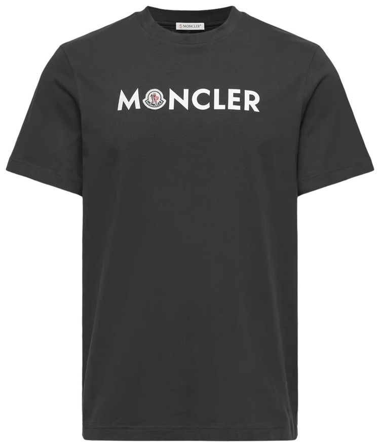 Moncler Short Sleeve T Shirt Black