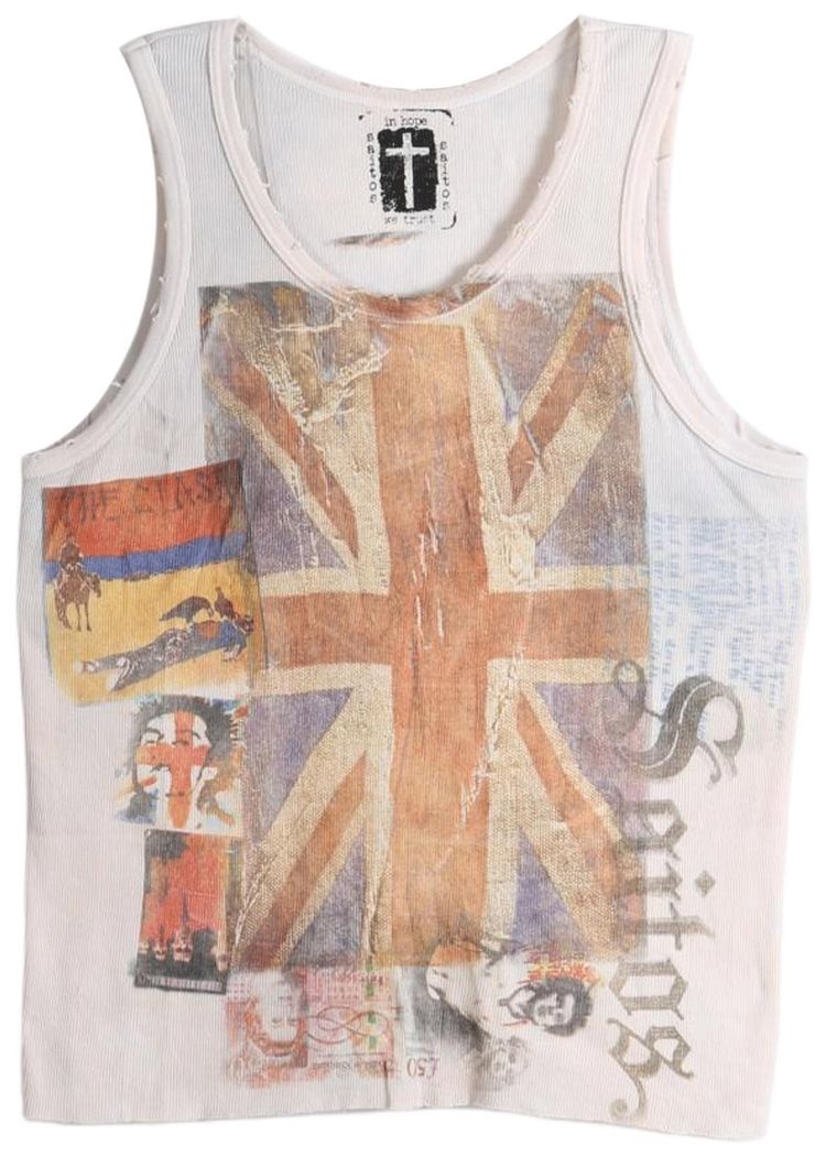 SAITOS Union Punk Tank Cream