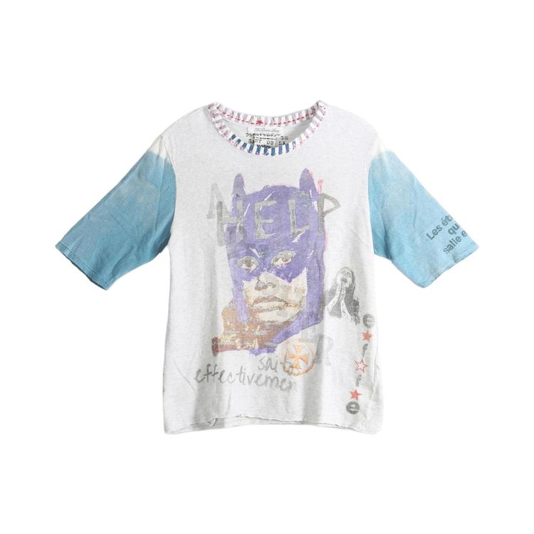 SAITOS SAS Batman Help Tee White