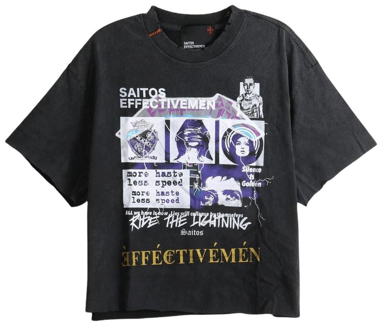 SAITOS Metallica Tee Black