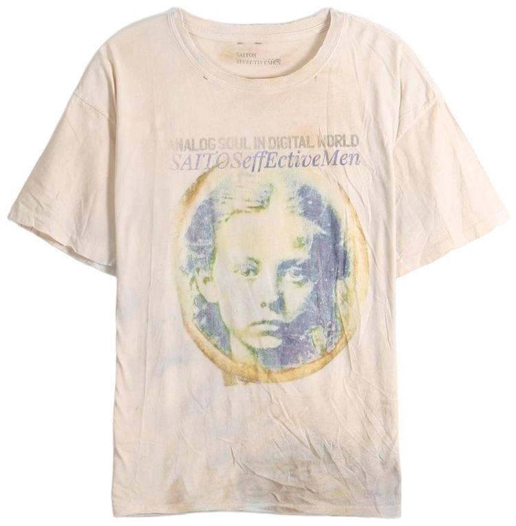 SAITOS Analog Soul Short Sleeve Tee Cream