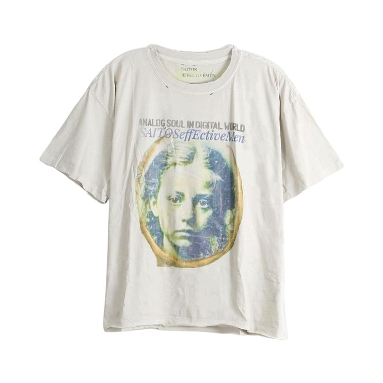 SAITOS Analog Soul Short Sleeve Tee White