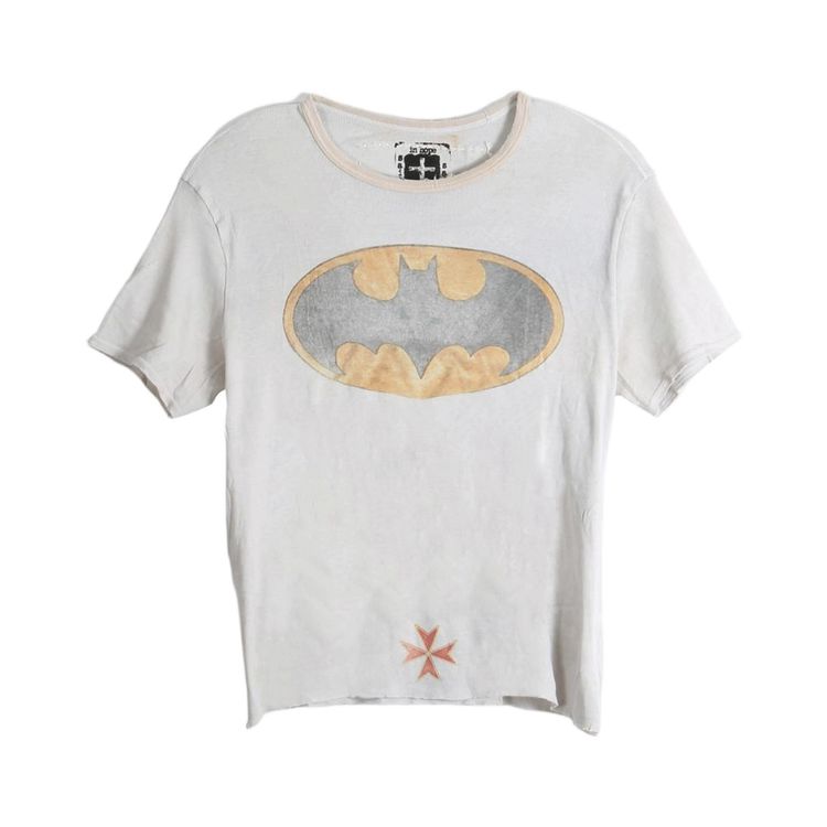 SAITOS Vintage Bat Tee White