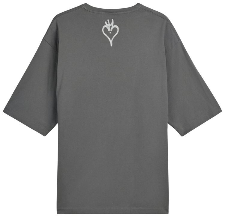 Yohji Yamamoto Pour Homme x Adidas Skull GFX Short Sleeve Tee Grey