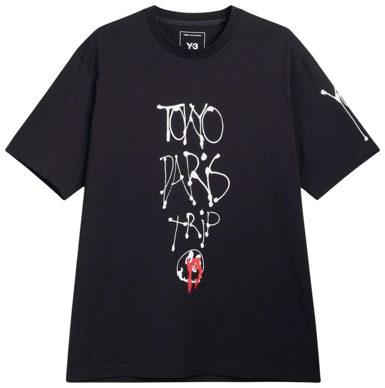 Yohji Yamamoto Pour Homme x Adidas City GFX Short Sleeve Tee Black