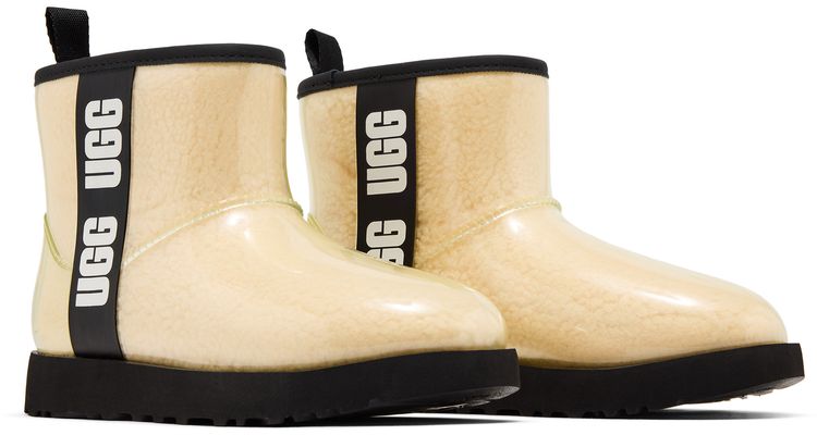 UGG Wmns Classic Clear Mini Natural Black