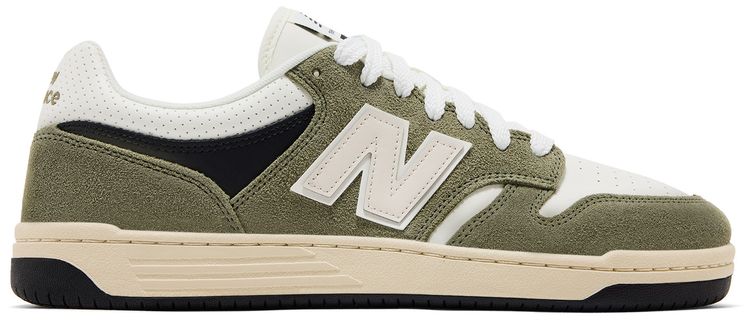 New Balance 480 Dark Olivine Sea Salt