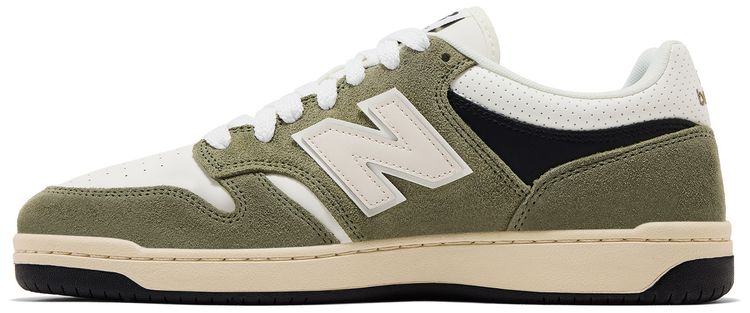 New Balance 480 Dark Olivine Sea Salt