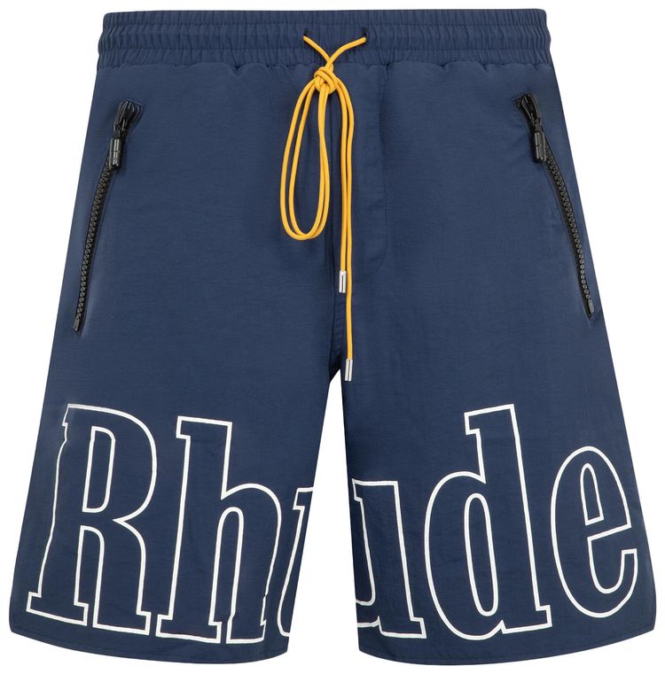 Rhude Logo Shorts Navy