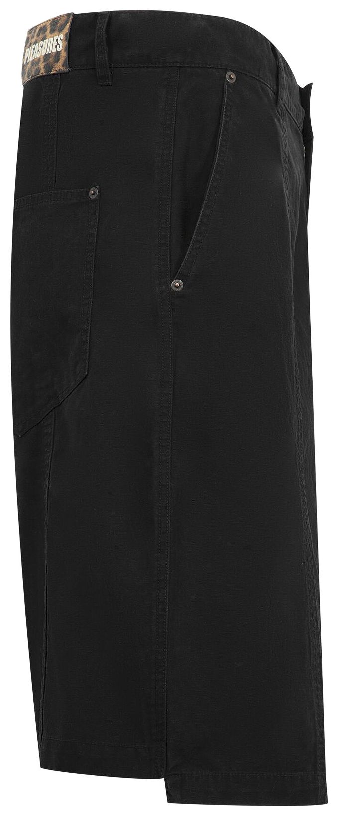 Pleasures Clash Work Shorts Black